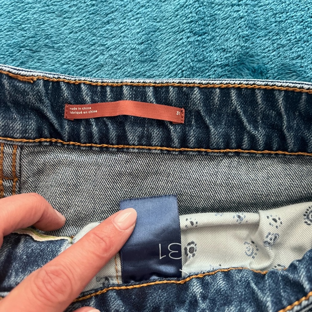 Pilcro Blue Flare & Wide Leg Jeans - Picture 3 of 3
